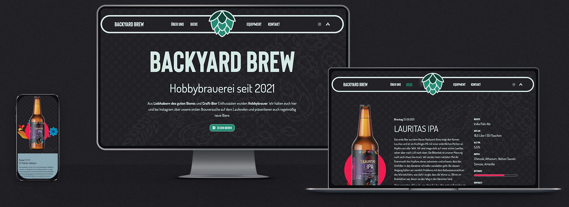 Vom Logo und Etikett zu einer responsive Webseite